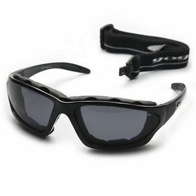 Sportbrille mit Band und Wind- Lichtschutzpolsterung polarisiert 100% UV Schutz