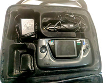 SEGA Game Gear Handheld System Black For Repair or Parts with Bag  Accessories