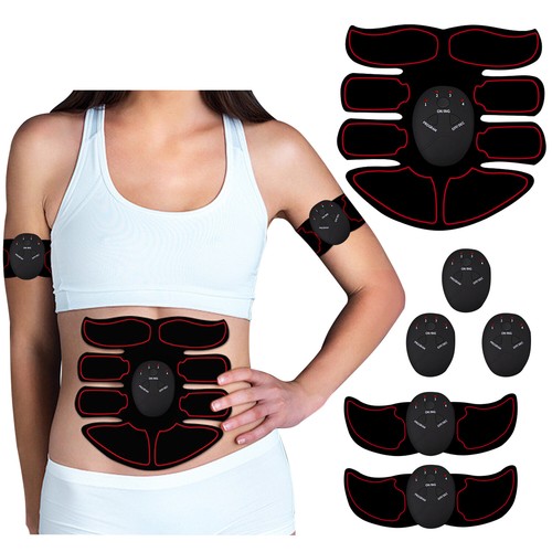 Stimulation EMS Toner Massage Abdominal Trainer Muscle Fitness Body Exercise - Picture 3 of 19