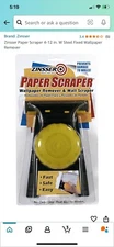 DIF Paper Scraper Zinsser Wallpaper Remover & Scraper No. 2986
