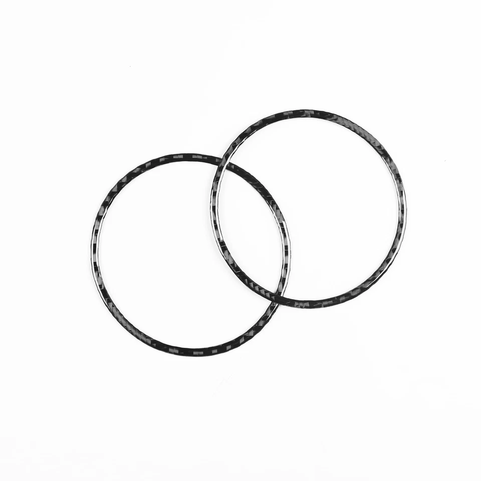 Ajuste de anillo de salida de aire de control central de fibra de carbono real para Benz Maybach 2013-20 Foto 4 de 4