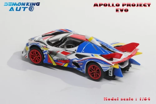 2024 Demon King Auto 1/64 China Exhibition Limited APOLLO PROJECT EVO GUNDAM - Imagen 5 de 8