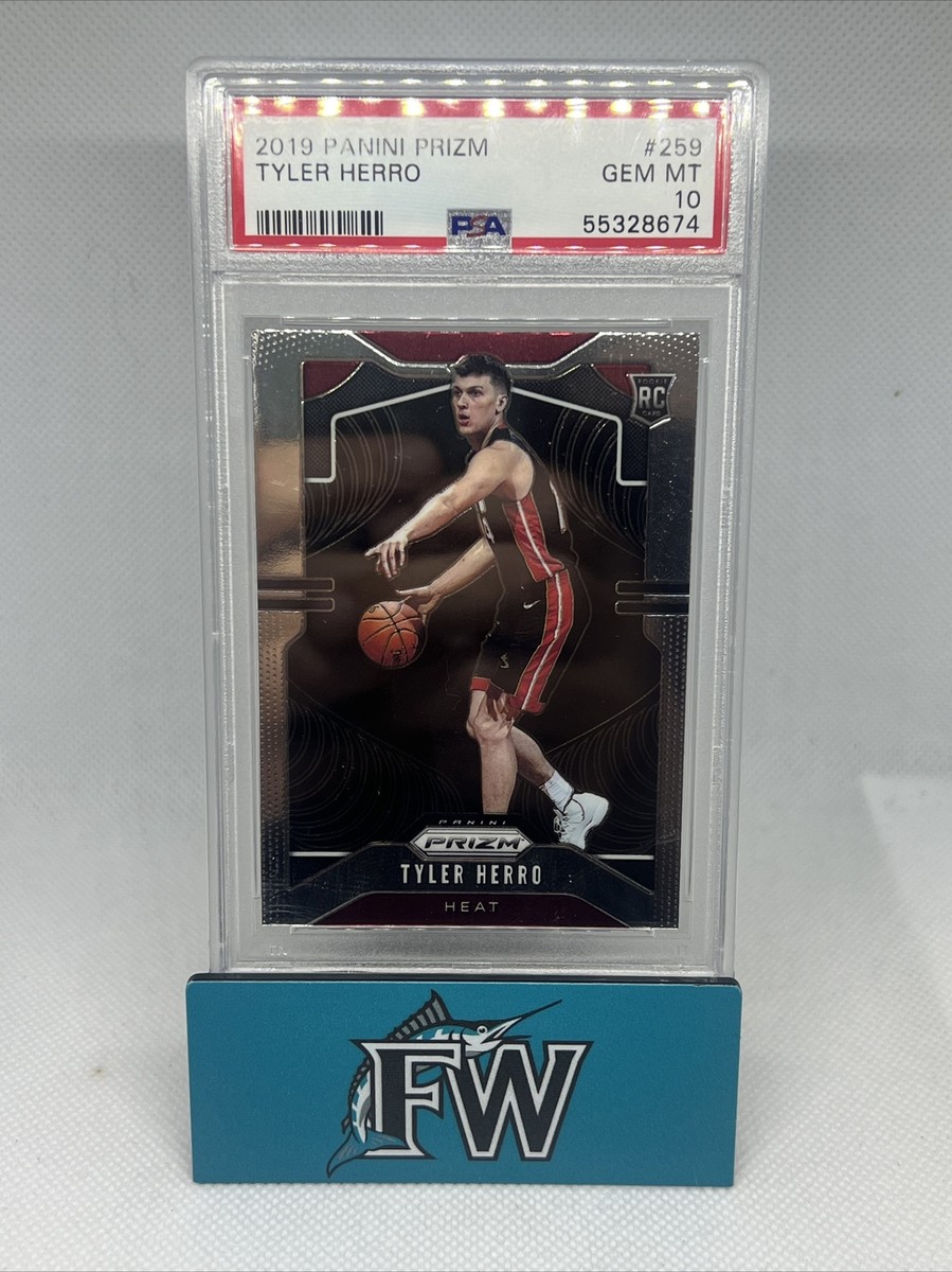 2019-20 Panini Prizm Tyler Herro RC Rookie Card #259 PSA 10