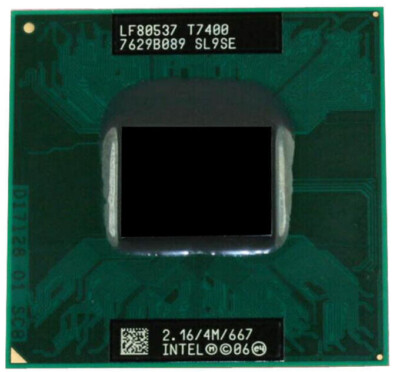 Intel Core 2 Duo T7400 2.16 GHz Dual-Core 4M/667 Processor SL9SE mobile laptop