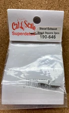 Cal Scale 190-646 Square Diesel Exhaust Stack - Plastic - HO Model Railroad Part