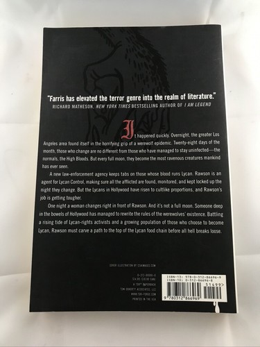 HIGH BLOODS By John Farris 2009 paperback Horror Halloween read - Picture 2 of 3