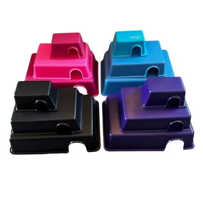 LABP Easy Clean Plastic Reptile Hide Box -Small, Medium, Large - Snake & Reptile Hide