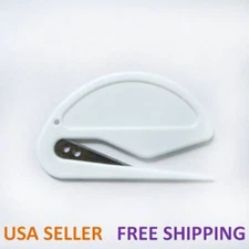 Office Equipment Safety Paper Sharp Mail Envelope Letter Opener Guarded Plastic