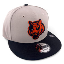 New Era Cincinnati Bengals NFL Paquete de Piedra de 2 Tonos 9FIFTY Gorra Ajustable Snapback