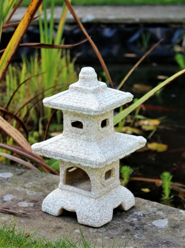 Pagoda Garden Chinese, Japanese Ornament Sculpture Lantern decor patio Ceramic - Picture 5 of 5