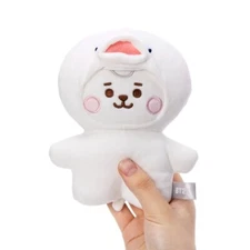 BT21 RJ Shark & Dolphin Plush Baby Sea 18cm Doll LINE FRIENDS 2024