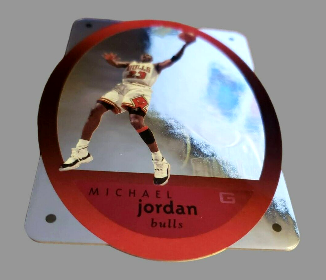 1996-97 Upper Deck SPX MICHAEL JORDAN Diecut Hologram 1996-97 Upper Deck SPX MICHAEL JORDAN Diecut Hologram