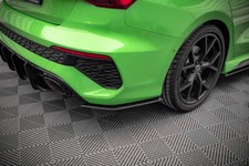 Cup RACE Diffusor Seiten Ansätze für Audi RS3 8Y Limo Heck Flaps Splitter DTM 