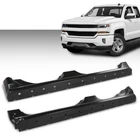 Fit For 14-18 Chevy Silverado GMC Sierra Extended Cab Rocker Panel Left+Right