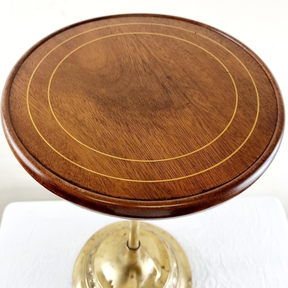 Arts and Crafts Brass Side/ Wine Table eBay