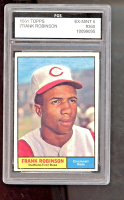 1961 Topps FRANK ROBINSON #360 FGS 6 Reds | eBay