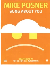 MIKE POSNER Rare VINTAGE 2018 Song About PROMO TRADE AD Poster for Night CD MINT