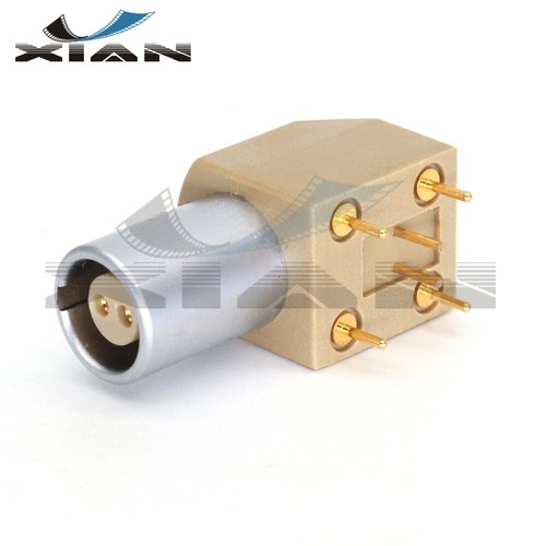 Conector rápido de aviación enchufe macho EPG 0B 2-9 pines codo conector de enchufe de PCB de 90 ° - Imagen 6 de 21