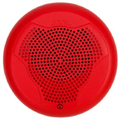 Spectralert Advance - Sytem Sensor SPCRV Decken Lautsprecher - Hoch Volume - Rot