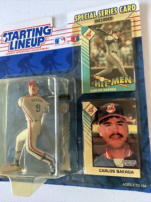 1993 Kenner Starting Lineup Carlos Baerga Cleveland Indians Second Baseman