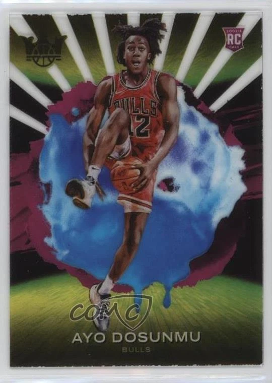 2021-22 Panini Court Kings Acetate Rookies Ayo Dosunmu #21 Rookie RC