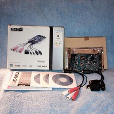 E-MU 0404 PCI 4-Channel Plug-In Sound Card S/PDIF w/ Cables, CDs, Guide