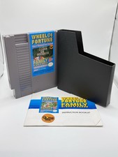 Wheel of Fortune Family Edition Nintendo NES Video Game With Manual & Cover