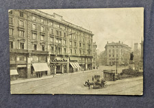 CARTOLINA MILANO - VIA DANTE - ANIMATA - VIAGGIATA 1914