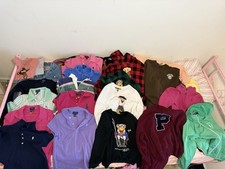 Polo Ralph Lauren Girls Clothing Lot Cotton Blend Multicolor Assorted Patterns