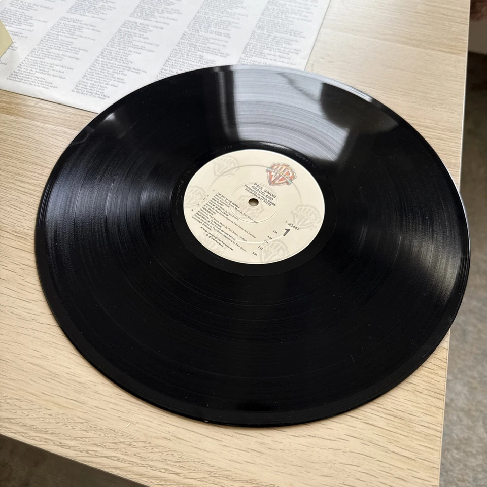 Paul Simon LP "Graceland" 1st US Press 1986 Warner Bros Complete W/OG Sleeve! - Image 2 of 4