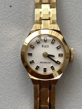 Elegante EKO Incabloc Vintage Damenuhr – Handaufzug– Gereinigt & Läuft