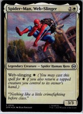 Spider-Man, Web-Slinger 16 Common Magic: The Gathering Foil Near Mint