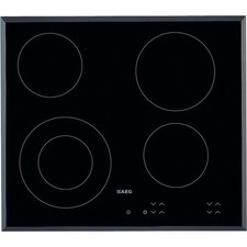 Image of AEG HK624010FB 60cm Ceramic Electric Hob in Black 50163