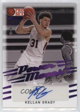 2021-22 Leaf Pro Set Power Moves Purple Spectrum Foil /20 Kellan Grady Auto 0r2f