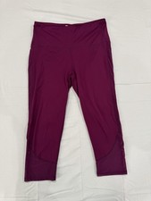 All in Motion women cropped Leggings - Size L - Purple