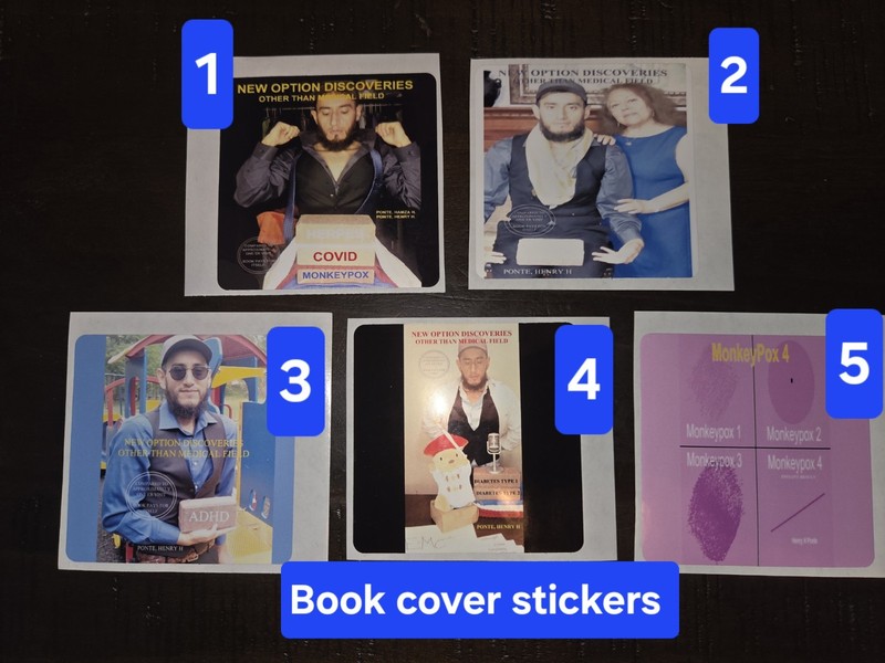 Stop a PANDEMIC IMMEDIATELY #5 BOOK COVER STICKER