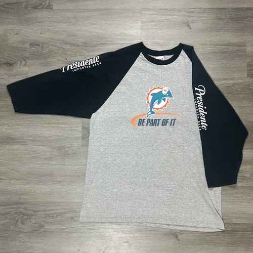 Y2K Era Miami Dolphins Anvil Presidente Shirt Large