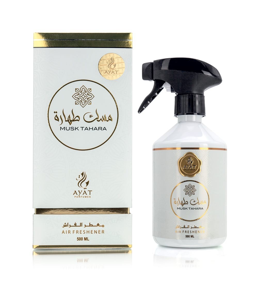 Parfum d'ambiance Musk Tahara Ayat Perfumes - Brume de luxe poudrée 500ml