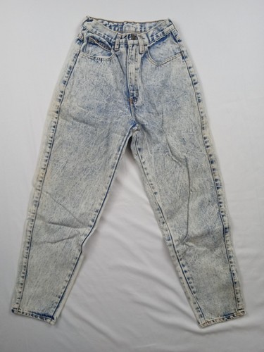 Vintage 80’s/90’s Zena System Acid Wash High Waisted Women's Jeans Pants 24x27 - Picture 2 of 10