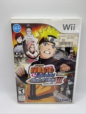 Naruto Shippuden: Clash of Ninja Revolution 3 III (Wii, 2009) CIB Tested