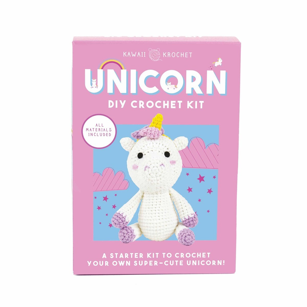 Unicorn DIY Crochet Kit, Home Decor, Lifestyle, Gift