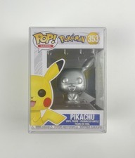 Funko Pop! Pokemon - PIKACHU #353 (Metallic Silver) - Vinyl Figure w/ Protector