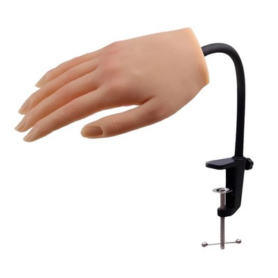 KnowU Übungshand für Acrylnägel Silikon, Nagelübungshand für