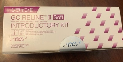 GC Reline II Soft Vinyl Polysiloxane Soft Lining Material Introductory Kit