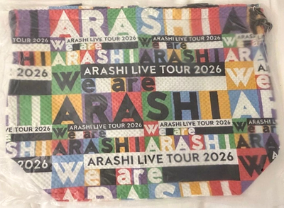 Arashi We are ARASHI LIVE TOUR 2026 Shopping Bag Official New Idol