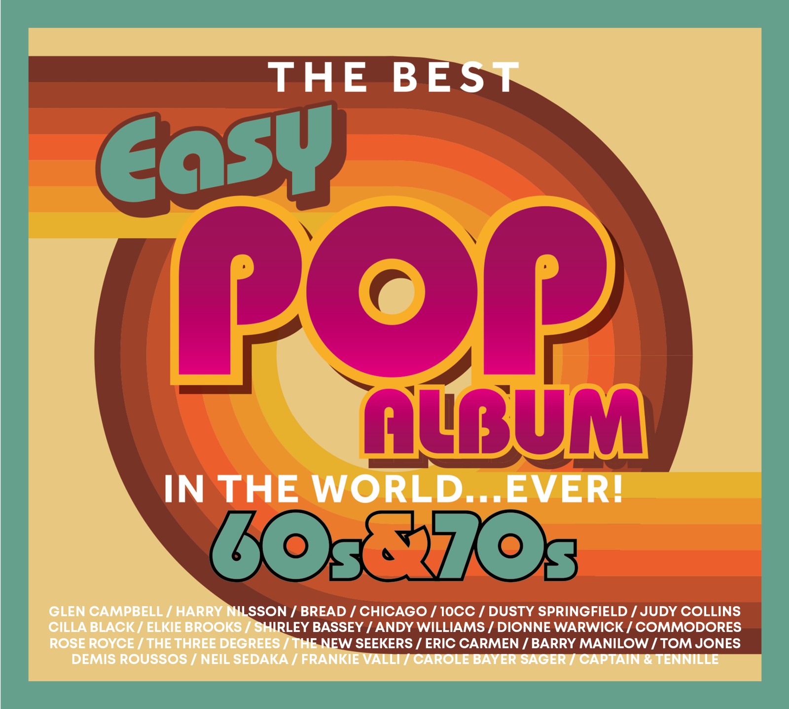 Various - The Best Easy Pop Album 60s & 70s ITWE [CD] Sent Sameday*