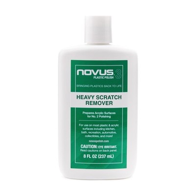 NOVUS 7082 | Heavy Scratch Remover #3 | 8 Ounce Bottle 8 Fl Oz (Pack of 1)