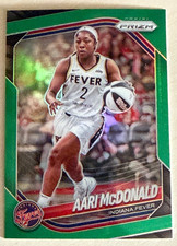 2025 Panini Prizm WNBA - #10 - Aari McDonald w/ Indiana Fever [green]