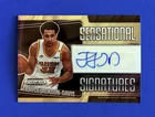 2024-25 Prizm Black Trayce Jackson-Davis Sensational Signatures Auto Card SS-TJD