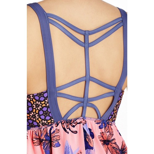 Maaji 'Secret Wonderland' Cover-Up Mini Dress Pink/Purple Size Medium - Picture 7 of 10